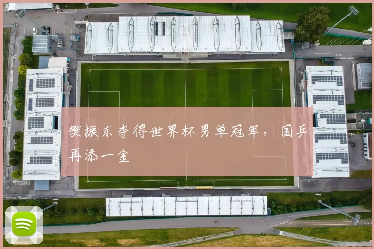 樊振东夺得世界杯男单冠军,国乒再添一金