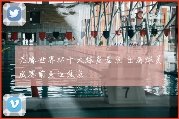无缘世界杯十大球星盘点 出局球员成赛前关注焦点