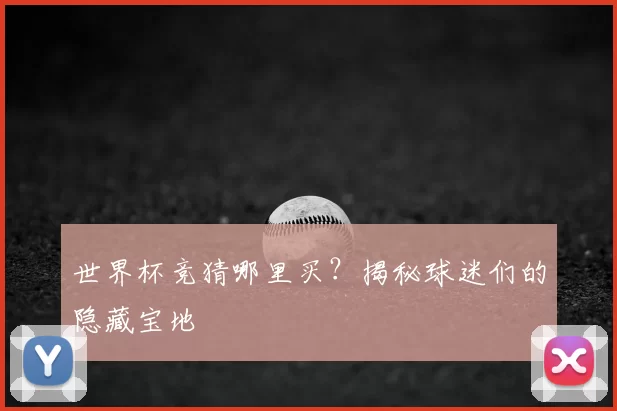 世界杯竞猜哪里买？揭秘球迷们的隐藏宝地