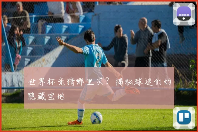 世界杯竞猜哪里买？揭秘球迷们的隐藏宝地