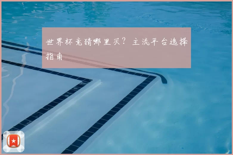 世界杯竞猜哪里买?主流平台选择指南